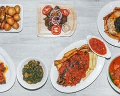 An assorted spread of Nigerian dishes
