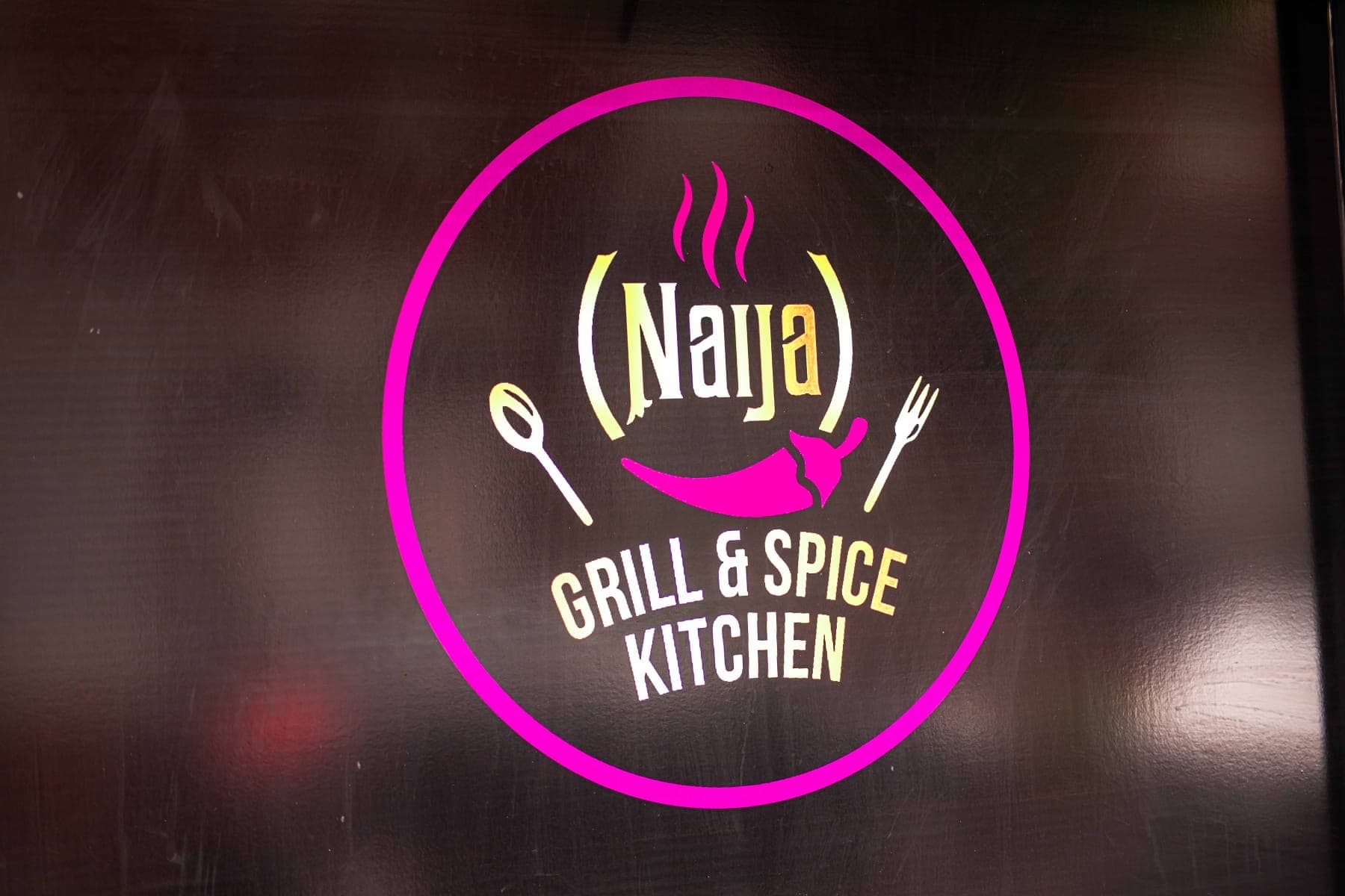 Naija Grill & Spice Kitchen sign