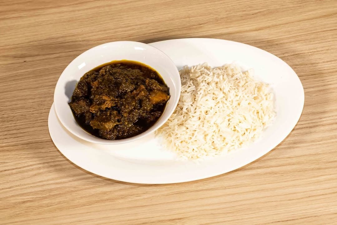 White Rice with Ayamase